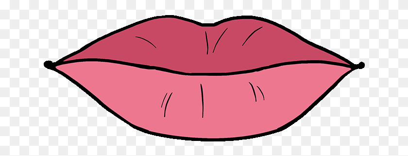 662x261 X 678 7 Labios Dibujo, Boca, Labio, Dientes Hd Png