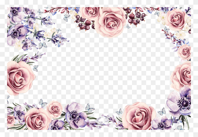 1200x800 X 683 23 Colorful Floral Border Design, Graphics, Floral Design HD PNG Download