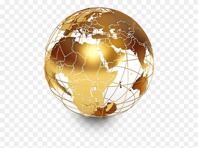 469x567 X 690 34 Globe Gold, Outer Space, Astronomy, Space HD PNG Download