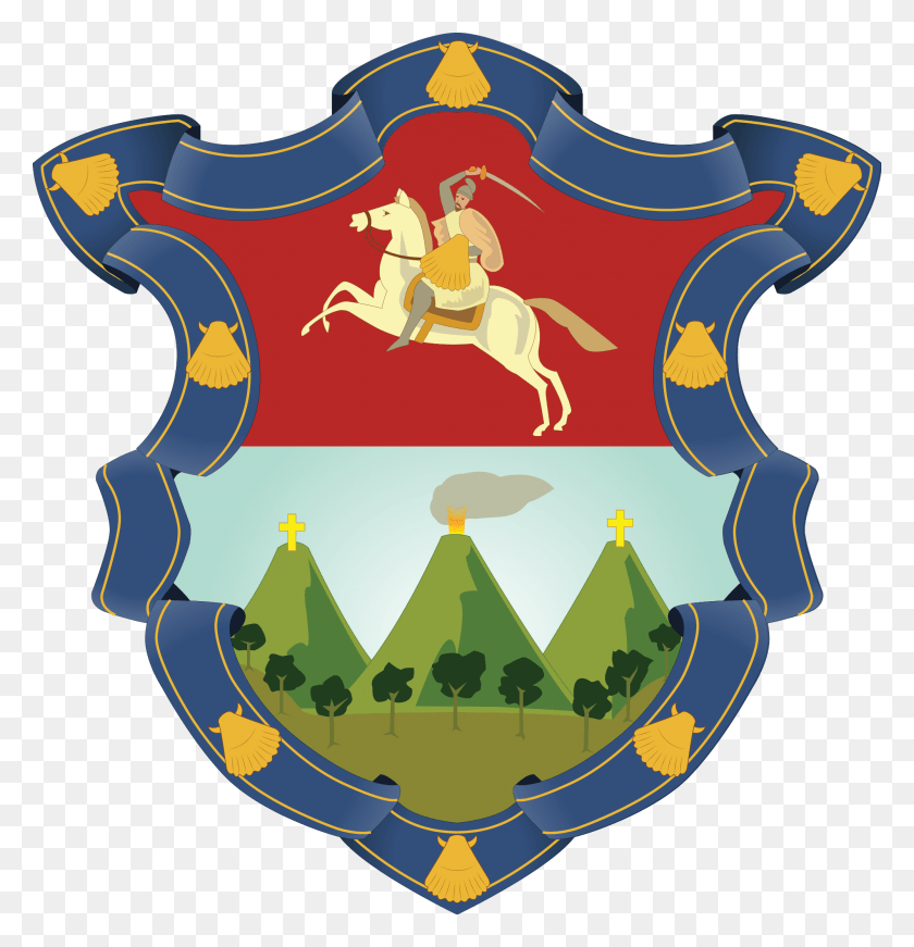 2000x2081 X 693 6 Guatemala City Coat Of Arms, Armor, Symbol, Logo HD PNG Download