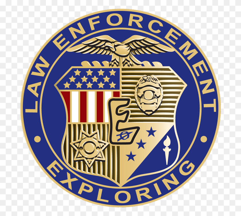 700x696 X 696 6 Law Enforcement Exploring Logo, Symbol, Trademark, Badge HD PNG Download