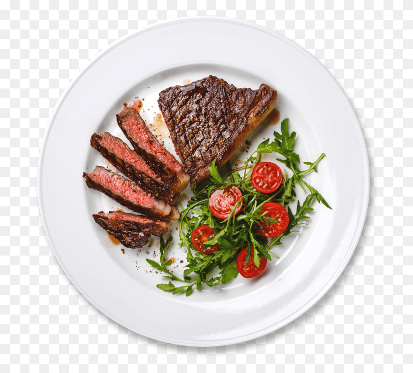700x699 X 699 4 Steak On A Plate, Food, Plant, Meal HD PNG Download