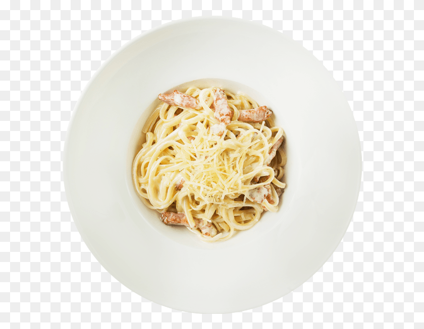 594x593 Descargar Png / Pasta Karbonara, Espagueti, Comida, Comida Hd Png