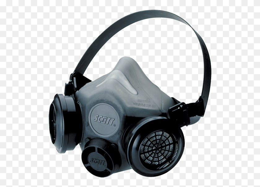 527x545 Descargar Png / Respirador De Media Máscara De Scott Xcel, Auriculares, Electrónica, Auricular Hd Png