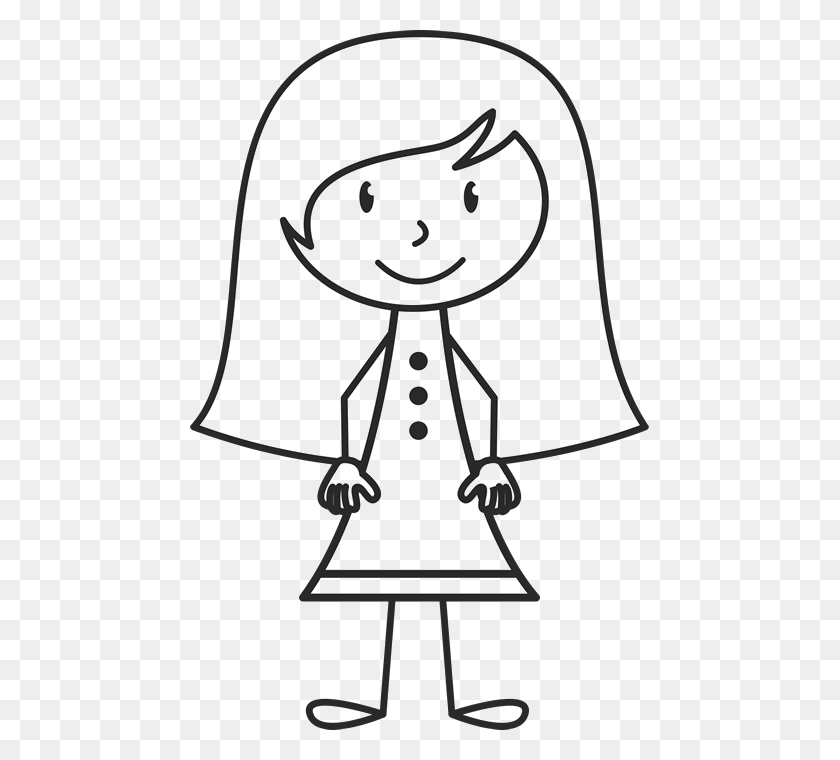 459x700 X 700 13 Stick Figure With Dress, Lamp HD PNG Download