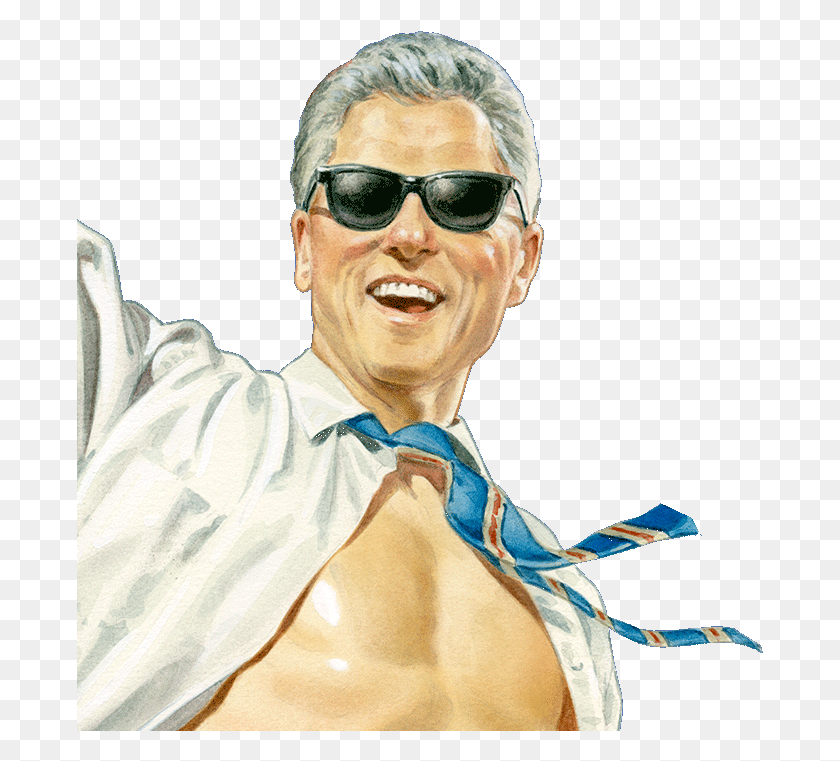 686x701 X 701 2 Bill Clinton Fan Art, Sunglasses, Accessories, Accessory HD PNG Download