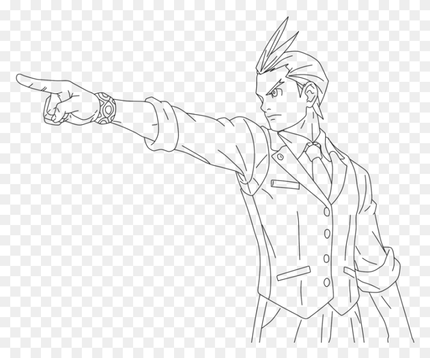 856x703 X 703 0 0 Apollo Justice Line Art, Gray, World Of Warcraft HD PNG Download