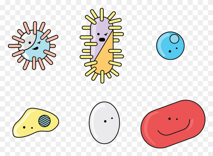 906x646 X 705 4 Bacteria Cartoon Transparent Background, Outdoors, Nature, Leisure Activities HD PNG Download