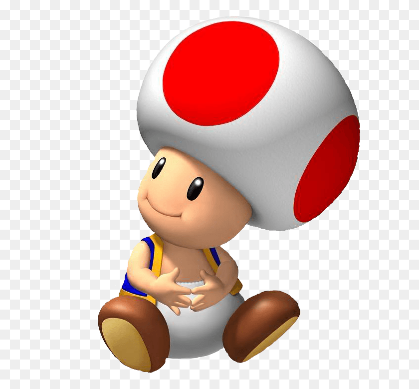 607x719 X 719 6 Toad Mario Bros, Doll, Toy, Figurine HD PNG Download