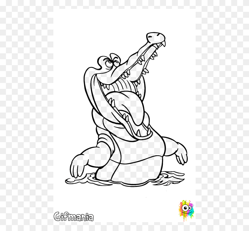 480x720 X 720 19 Tic Toc Croc Drawing, Kneeling, Person HD PNG Download