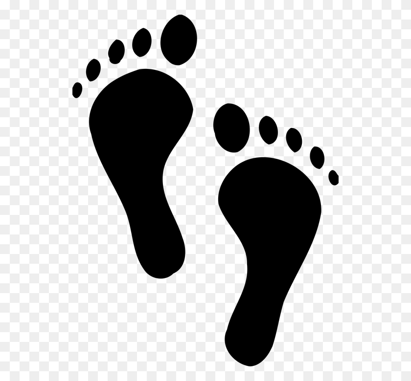 544x720 X 720 2 Baby Feet Icon Transparent Background, Gray, World Of Warcraft HD PNG Download