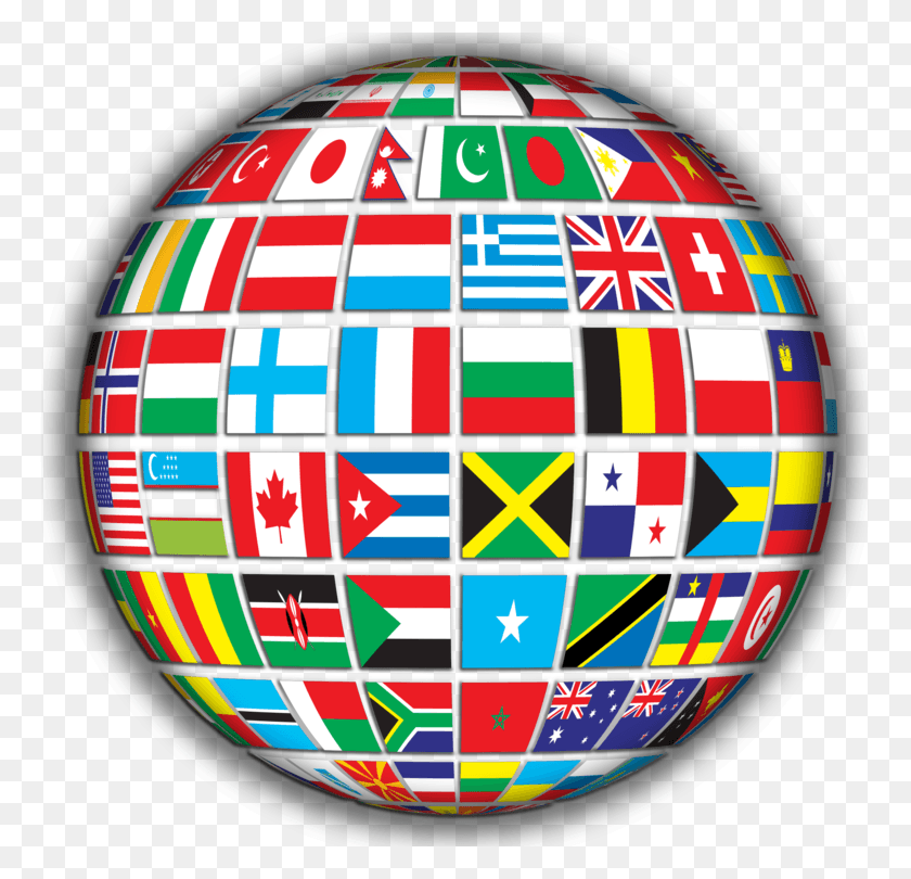 767x750 X 750 1 Globe Flags Of The World, Sphere, Outer Space, Astronomy HD PNG Download