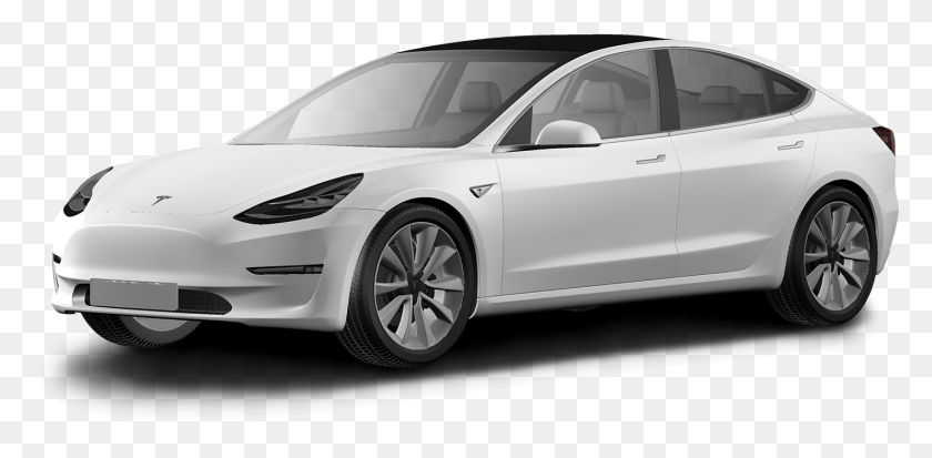 1425x646 X 752 21 Tesla 3d, Sedan, Car, Vehicle HD PNG Download
