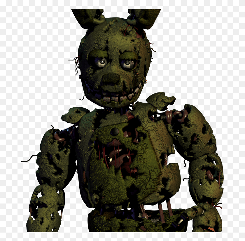 697x769 X 768 4 Персонажа Fnaf 3 Phantom, Игрушка, Фигурка, Инопланетянин Png Скачать