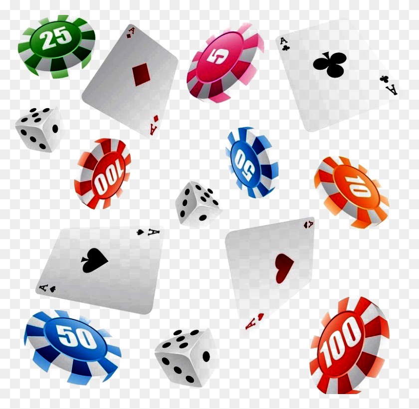 800x781 X 781 3 Chips Poker, Game, Dice HD PNG Download