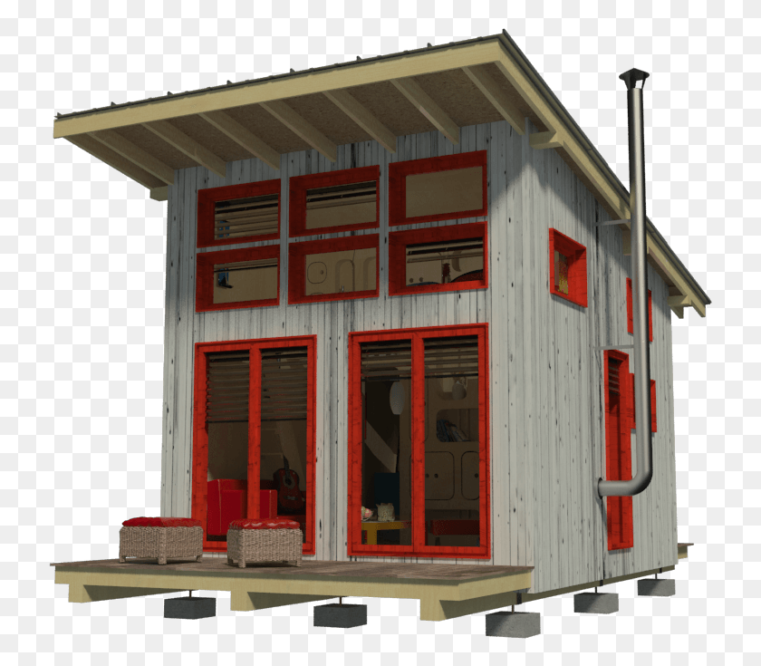 733x675 X 800 5 Small Cabin Plans, Housing, Building, Outdoors Descargar Hd Png