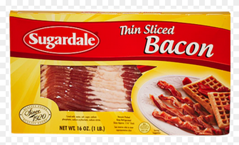 801x462 X 800 5 Sugardale Lower Sodium Bacon, Pork, Food, Menu HD PNG Download
