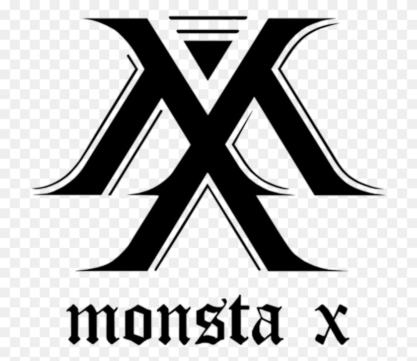 717x668 Descargar Png X 800 9 Logo Do Monsta X, Arco, Símbolo, Texto Hd Png
