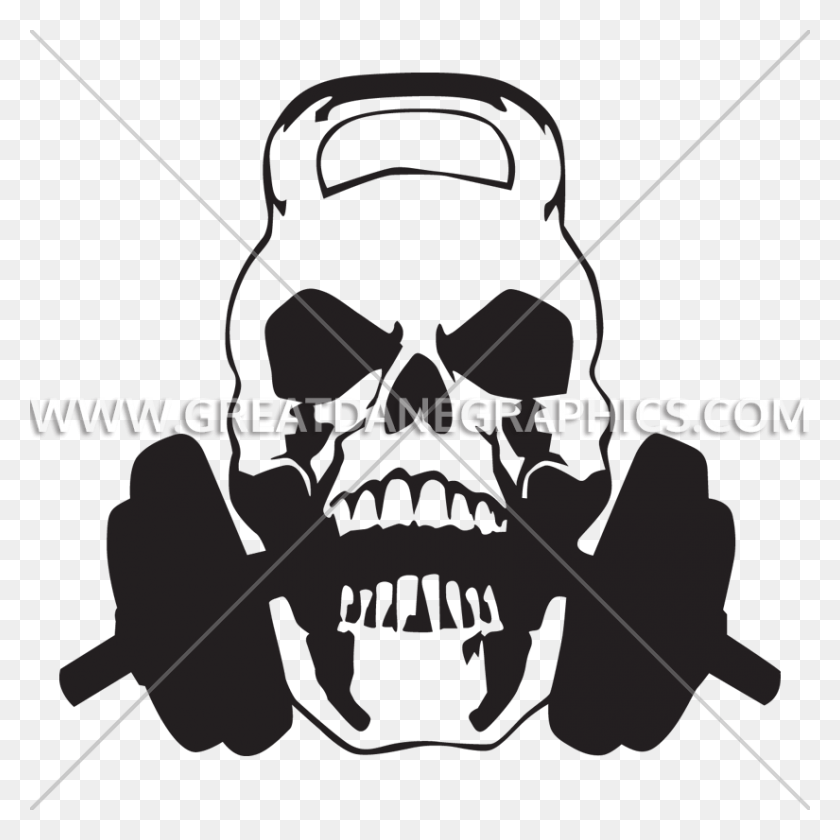 825x825 X 825 0 Kettlebell Logo Skull, Weapon, Weaponry, Bow HD PNG Download