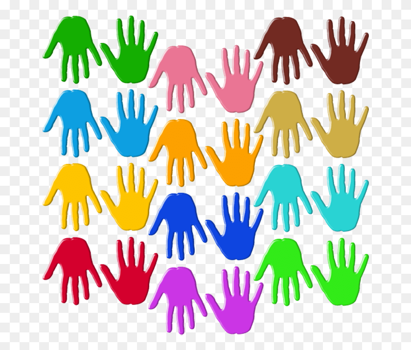 668x656 X 825 2 Colorful Hands, Holding Hands, Hand, Flyer HD PNG Download