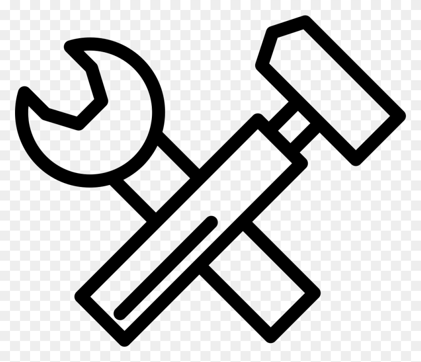 980x832 X 832 1 Pen And Sword Crossed, Hammer, Tool, Stencil HD PNG Download