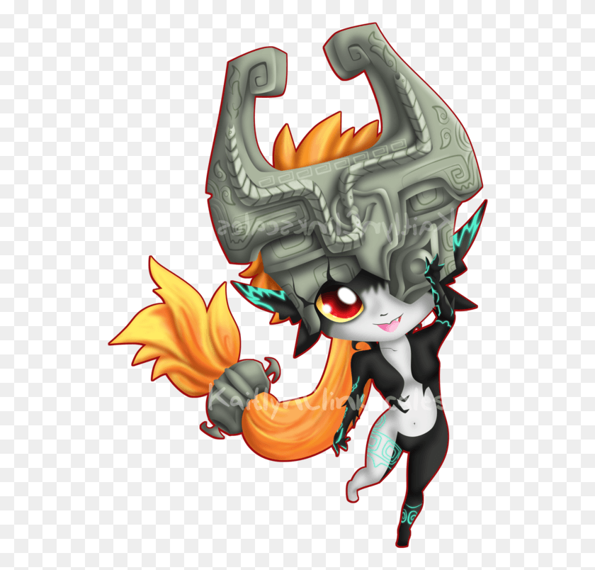 538x744 X 838 12 0 Legend Of Zelda Midna Chibi, Toy, Fire, Flame HD PNG Download