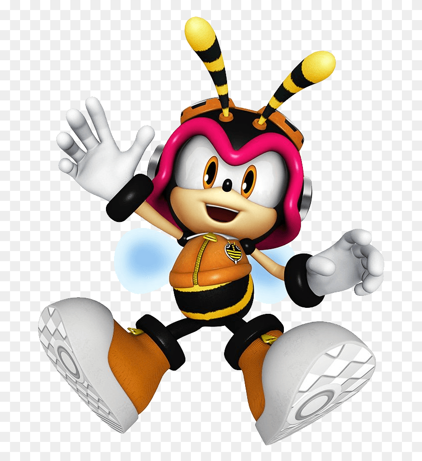 692x858 X 869 10 Charmy Bee Sonic, Leisure Activities, Toy, Musical Instrument HD PNG Download