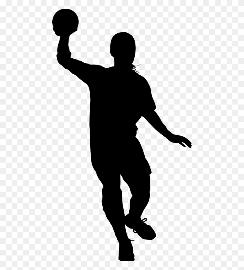 480x870 X 870 0 Silhouette Football Player Clipart, Person, Human HD PNG Download