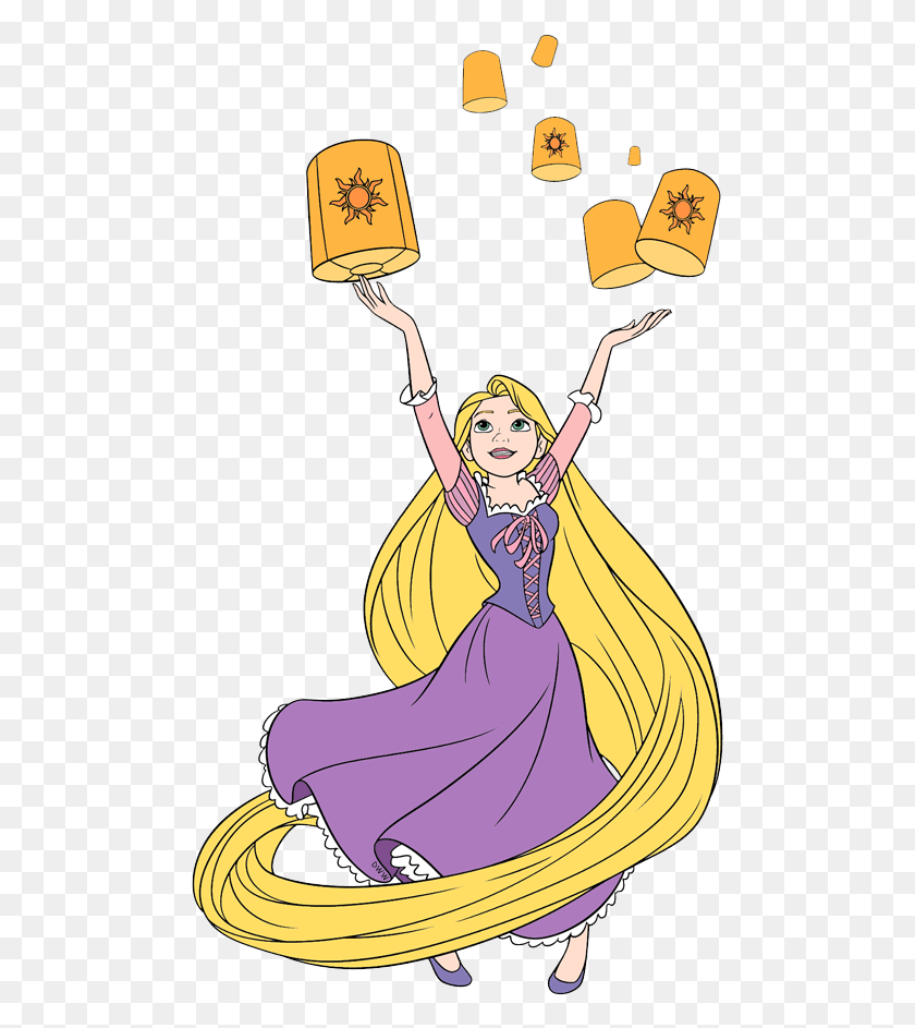 489x883 X 896 8 Rapunzel Lantern Clipart, Disfraz, Comics, Libro Hd Png