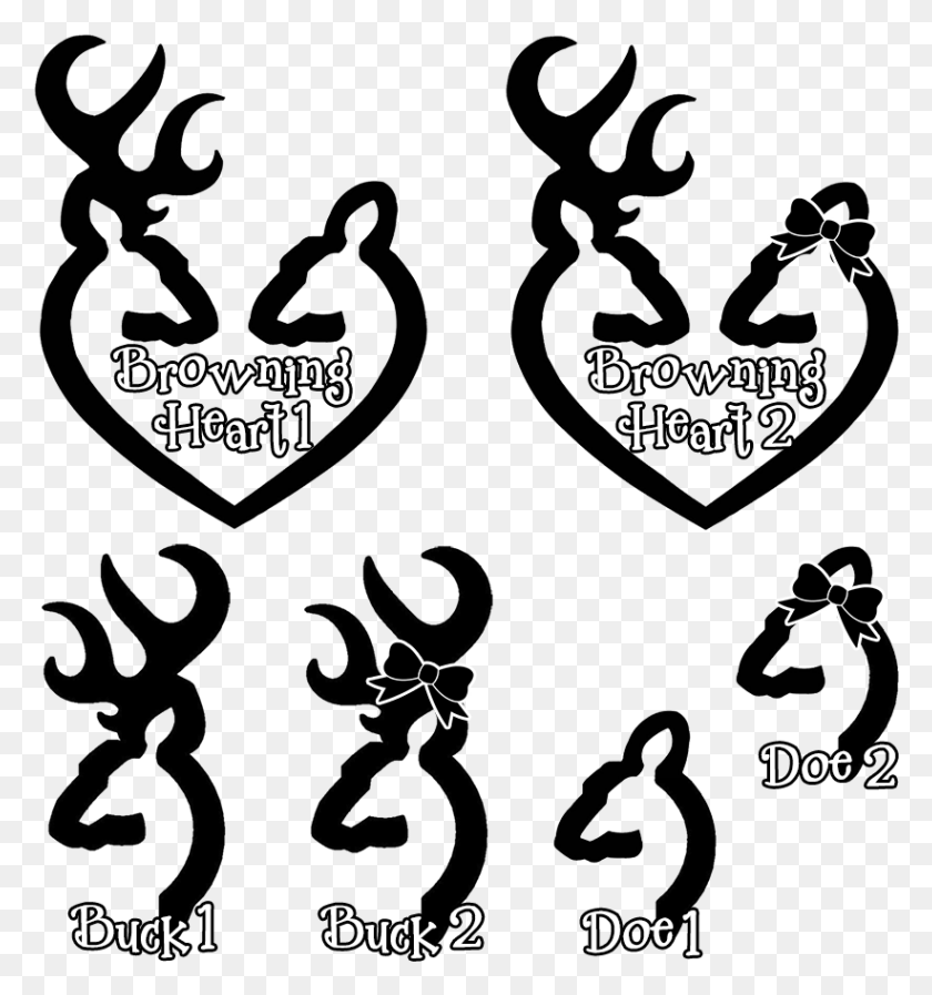 821x882 X 900 20 Buck And Doe Svg, Label, Text, Logo HD PNG Download
