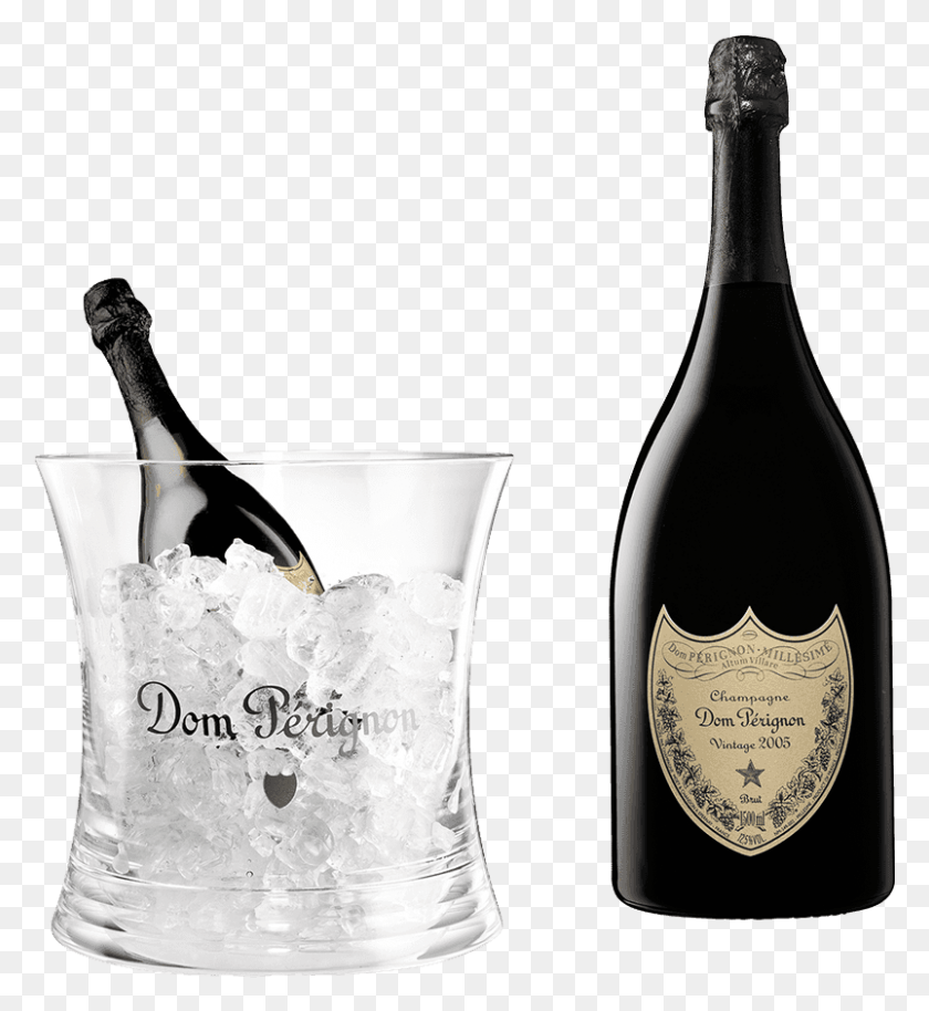 803x880 X 900 6 Dom Perignon Magnum Ice Bucket, Bottle, Alcohol, Beverage HD PNG Download