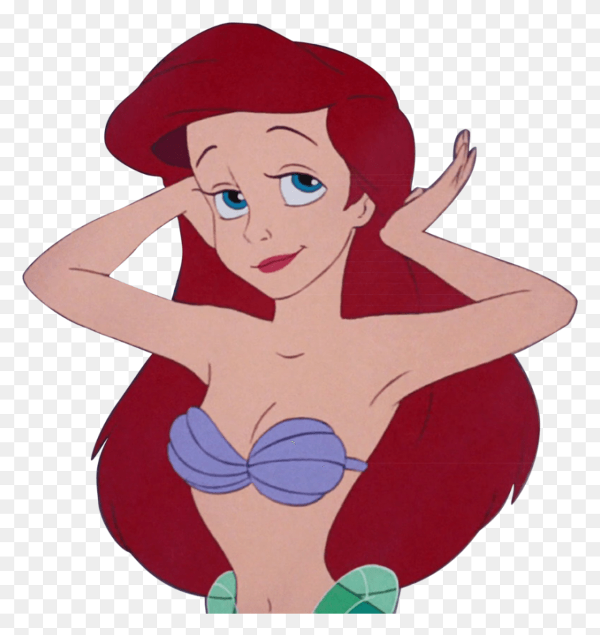 853x908 X 915 15 Little Mermaid Ariel Clipart, Clothing, Apparel, Person HD PNG Download
