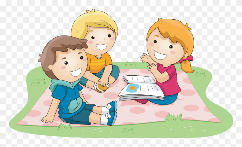 1600x923 X 923 29 Storytelling Kids Cartoon, Женщина, Девочка Hd Png Скачать