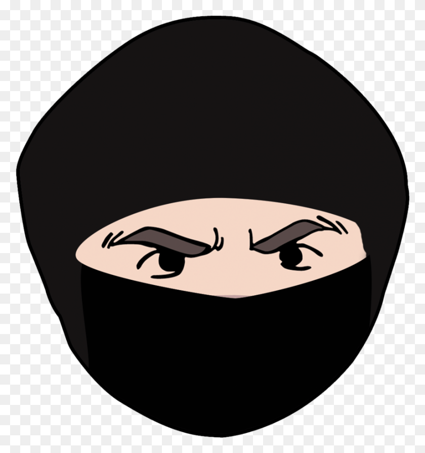 857x918 X 925 5 Game Grumps Head Ninja Brian, Clothing, Apparel, Mouse HD PNG Download