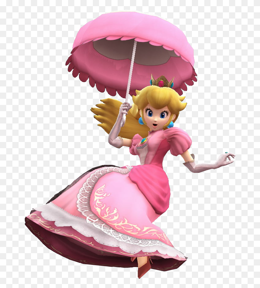682x873 X 933 3 Peach Parasol, Doll, Toy, Person HD PNG Download