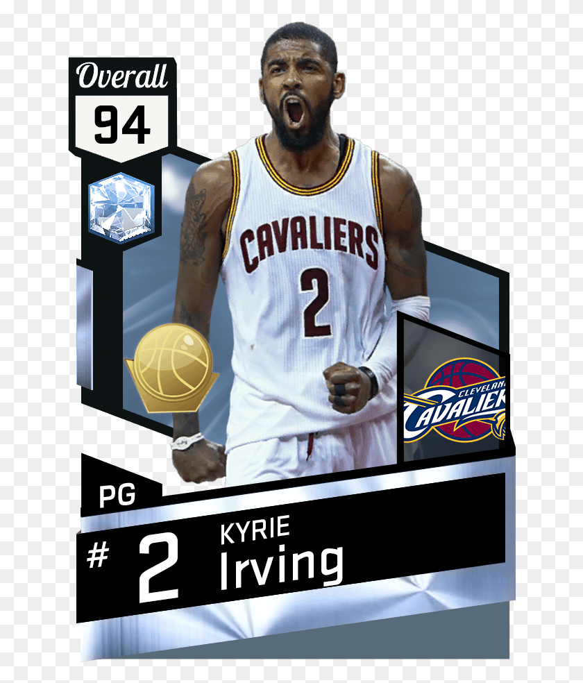 646x924 X 941 2 Kyrie Irving 2k Card, Person, Human, Clothing HD PNG Download