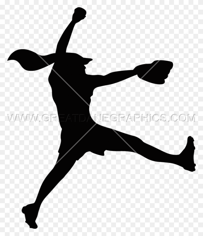 825x969 X 969 6 Fastpitch Softball Pitcher Silhouette, Bow, Person, Human HD PNG Download