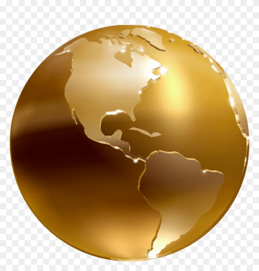 856x900 X 970 27 Gold Globe, Outer Space, Astronomy, Space HD PNG Download