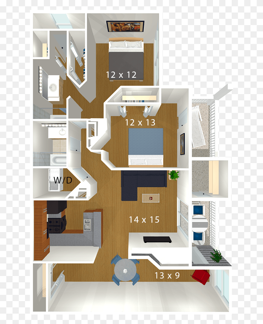 651x973 X 973 4 Floor Plan, Floor Plan, Diagram, Plot HD PNG Download