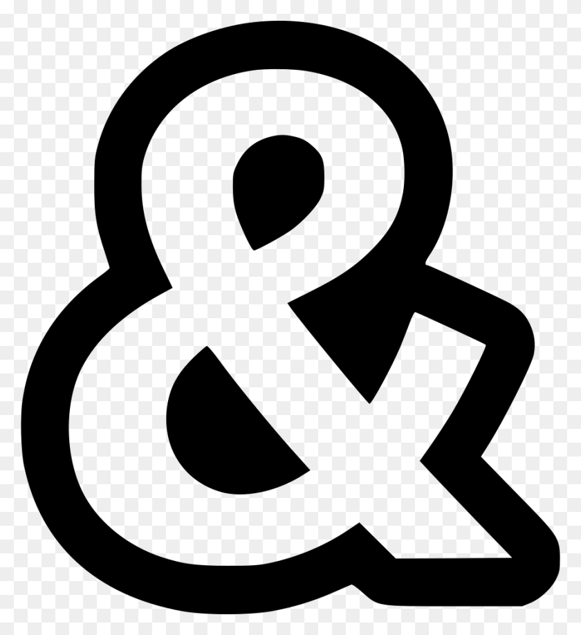 890x980 X 980 12 Ampersand, Alphabet, Text, Symbol HD PNG Download