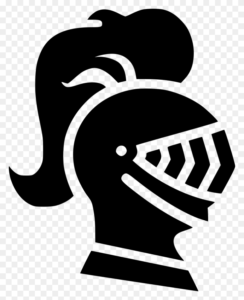 786x980 X 980 6 Knight Helmet Silhouette, Stencil, Face, Label HD PNG Download