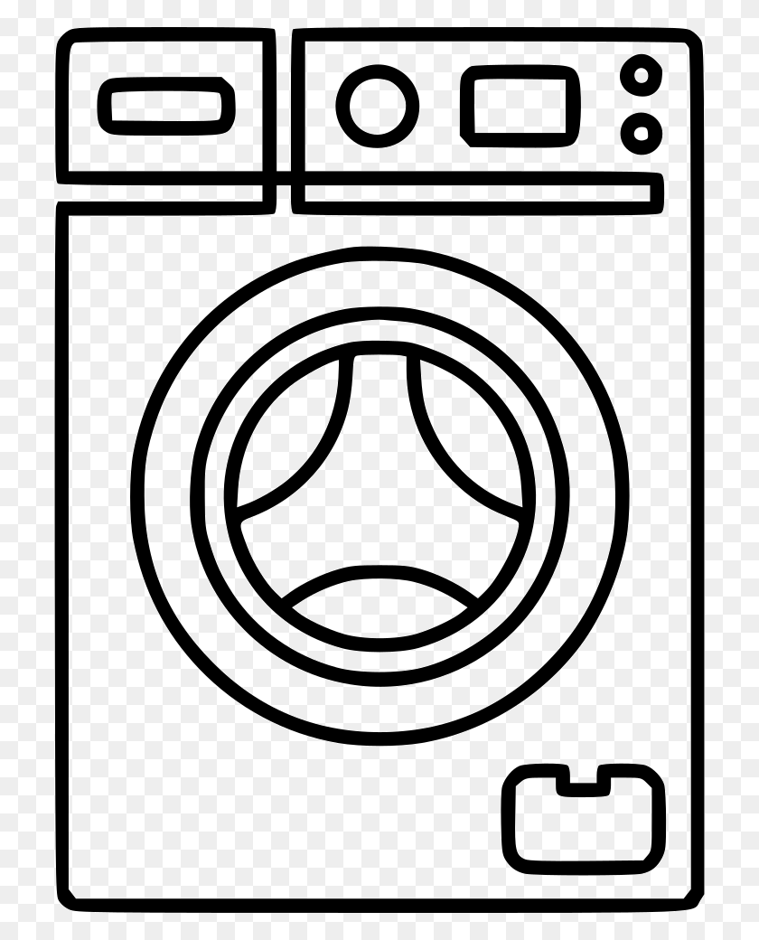 720x980 X 980 6 Washing Machine Drawing, Washer, Appliance, Dishwasher HD PNG Download