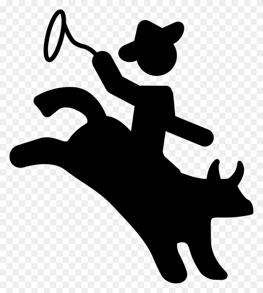 873x981 X 981 12 Rodeo Icon, Stencil, Hammer HD PNG Download