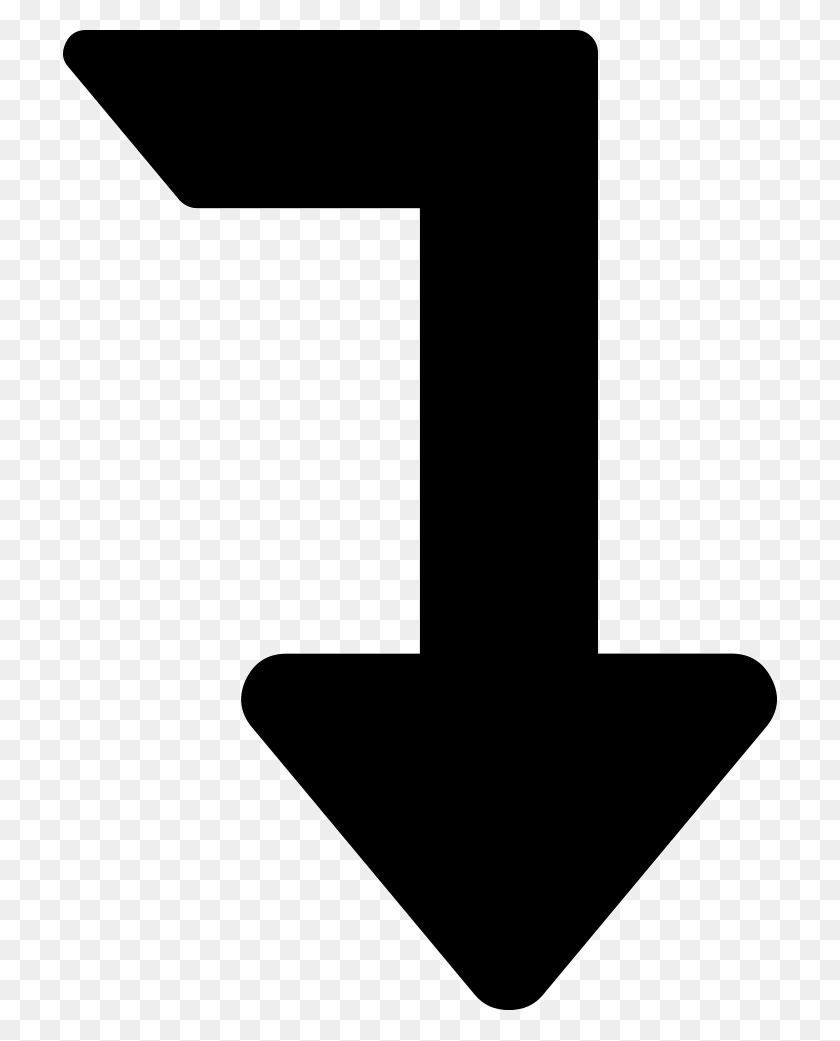 716x981 X 981 Arrow Pointing Right And Down, Number, Symbol, Text HD PNG Download