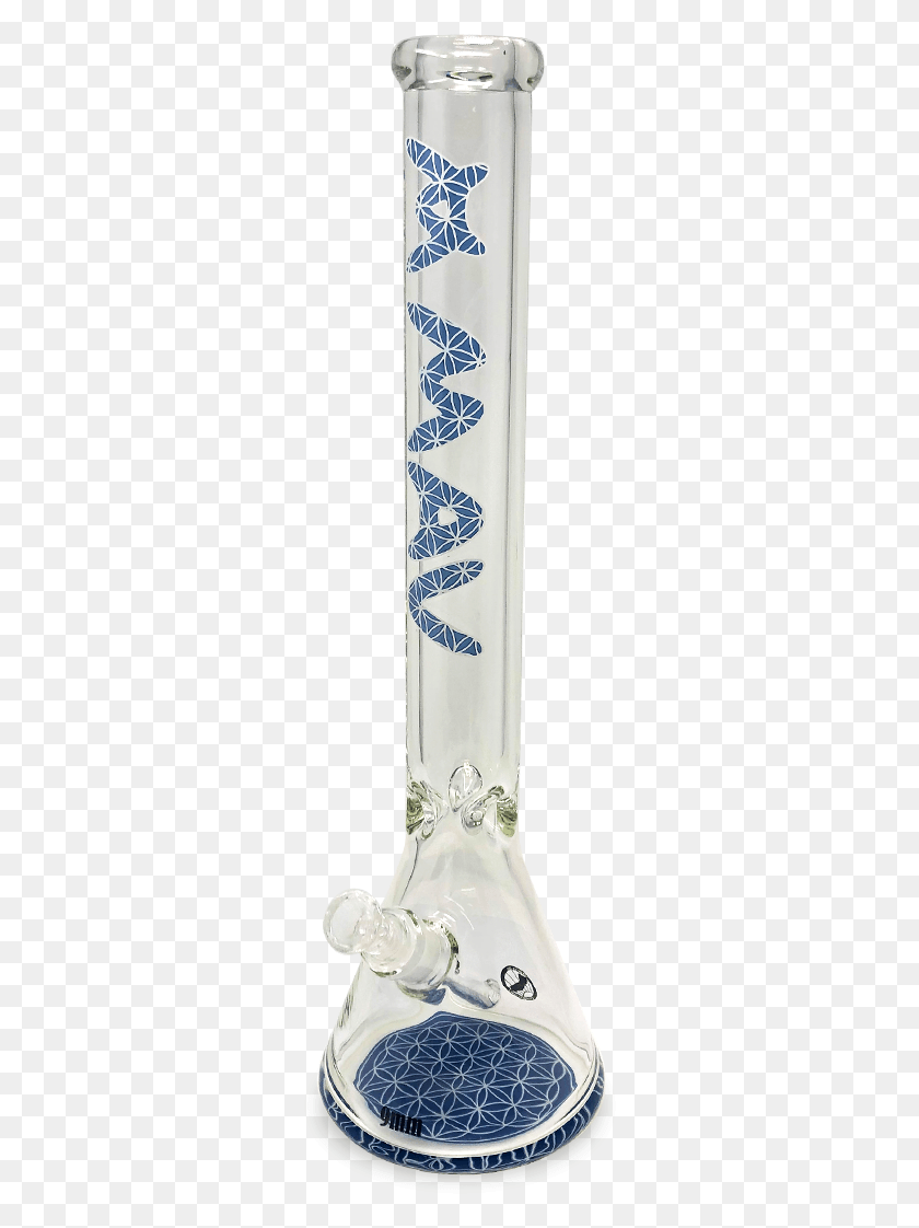 292x1062 X 9mm Beaker Bong Blue Mandala Vase, Skateboard, Sport, Sports HD PNG Download