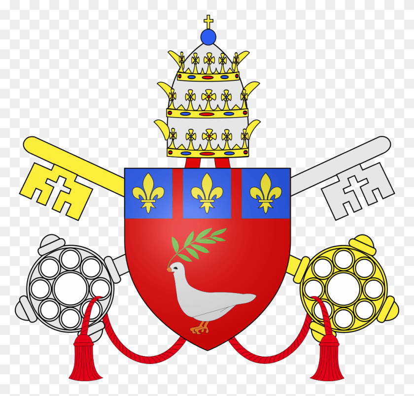1024x977 X Arms Pius X Герб, Птица, Животное, Логотип Hd Png Скачать