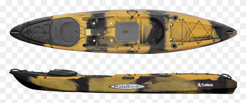 1370x513 X Caliber Solar Camo Fishing Barge Kayak Морской Каяк, Гидроцикл, Транспортное Средство, Транспорт Hd Png Скачать