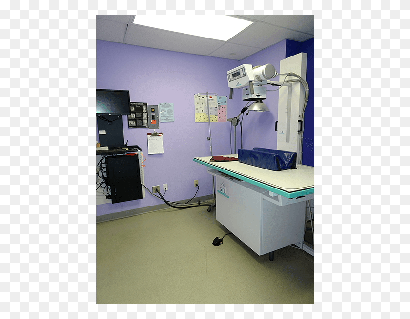 447x595 X Ray Room At Sandwich Veterinary Hospital Clinic, Furniture, Table, Operating Theatre HD PNG Download
