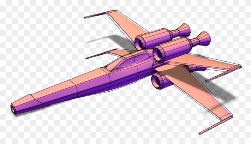916x495 X Wing Style By Me Cartoon, Космический Корабль, Самолет, Транспортное Средство Hd Png Скачать