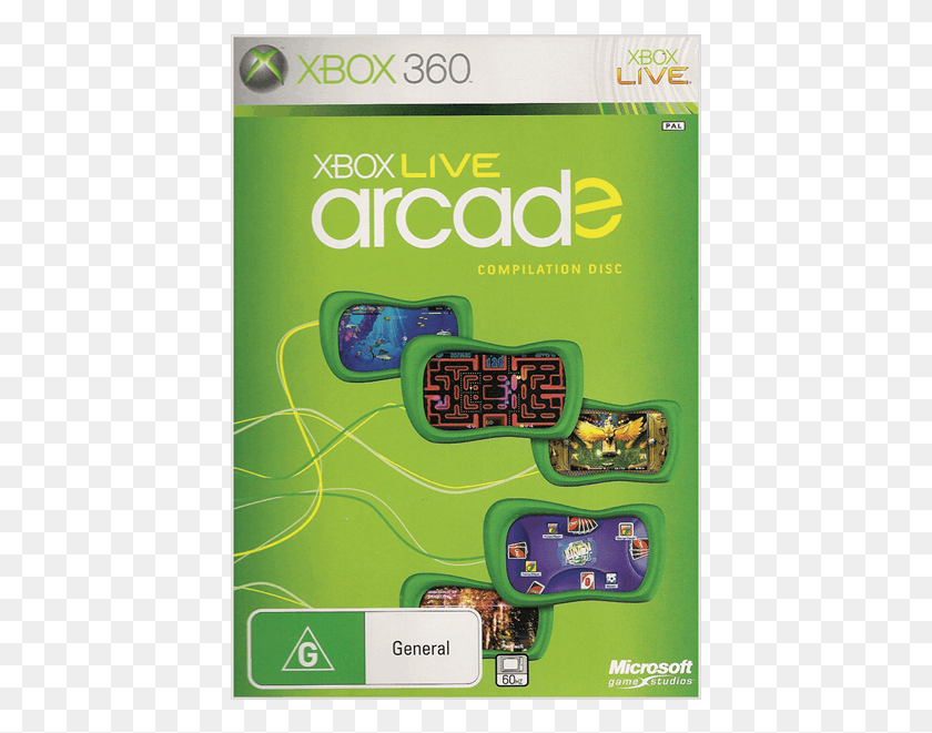 425x601 Xbox 360 Xbox Live Arcade Compilation Disc, Poster, Advertisement, Bush HD PNG Download